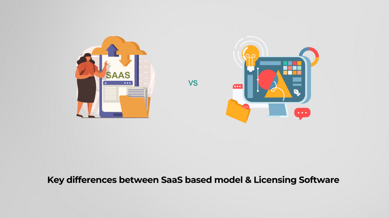Key differences between SaaS-based model and Licensing Software