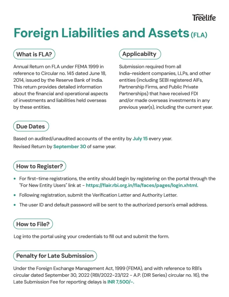 Foreign Liabilities and Assets (FLA), Annual Date Approaches