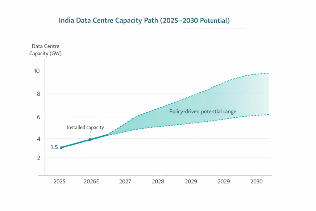 India's Data Centre Capacity Path